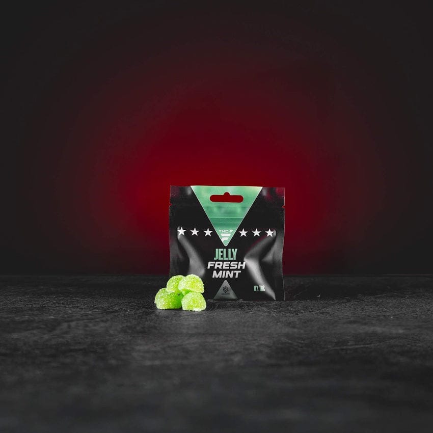 THF Jelly Fresh Mint Kratom World, jeleu de colecție cu aromă răcoritoare de mentă
