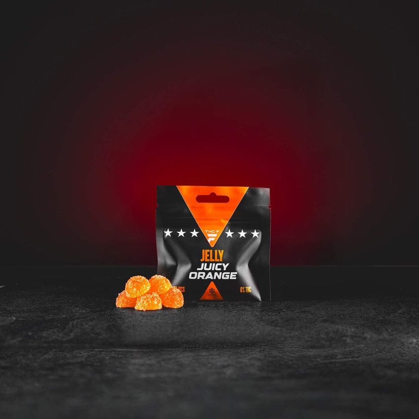 THF Jelly Juicy Orange Kratom World, jeleu de colecție cu aromă de portocală