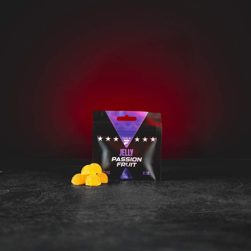 THF Jelly Passion Fruit Kratom World, jeleu de colecție cu aromă tropicală de maracuja