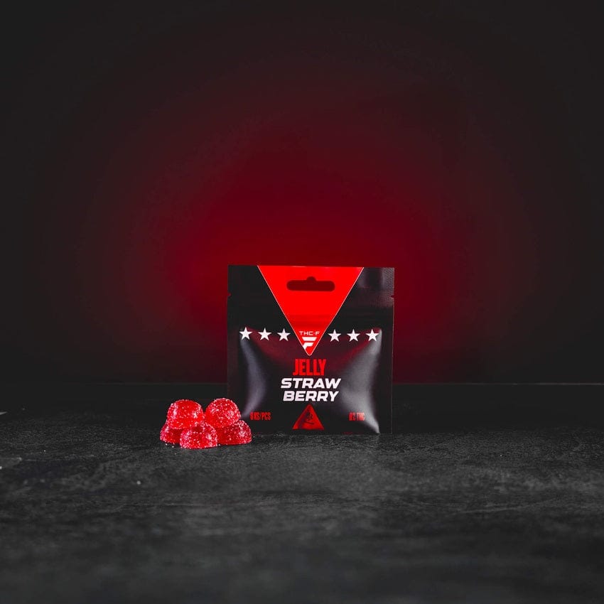 THF Jelly Strawberry Kratom World, jeleu de colecție cu aromă dulce de căpșuni