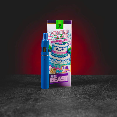 THV Beast Vape Wedding Cake Kratom World, vape cu aromă Wedding Cake pentru chill și euforie