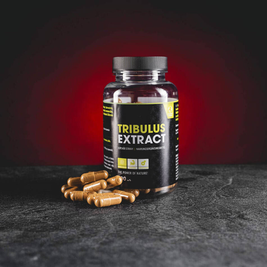 Tribulus Extract Kratom World, 100 capsule cu extract natural de Tribulus terrestris pentru susținerea vitalității, echilibrului hormonal și energiei