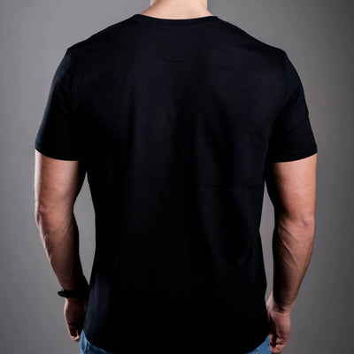 Tricou pentru bărbați negru Kratom World Damn Bro Go Buy Kratom, merch streetwear pentru iubitorii de kratom, partea din spate