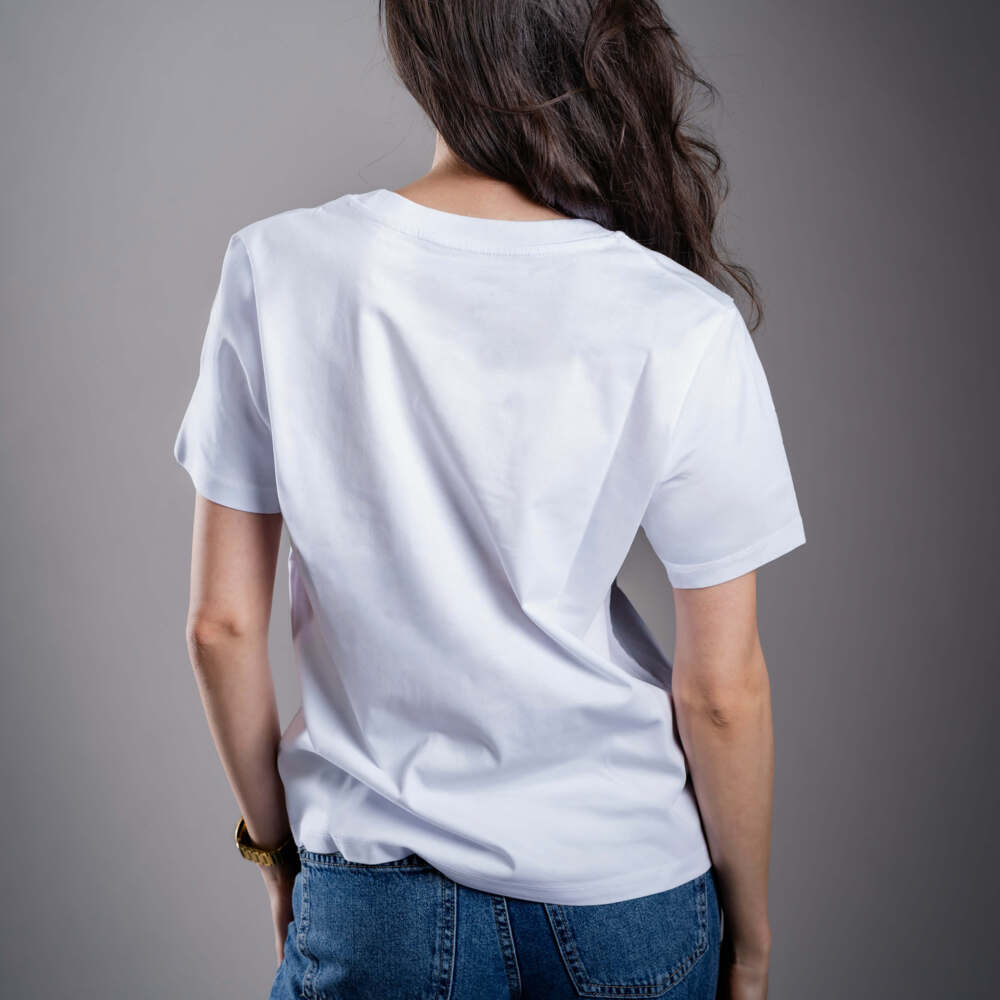 Tricou de damă Kratom World Kratom Verified, merch streetwear pentru iubitorii de kratom, partea din spate