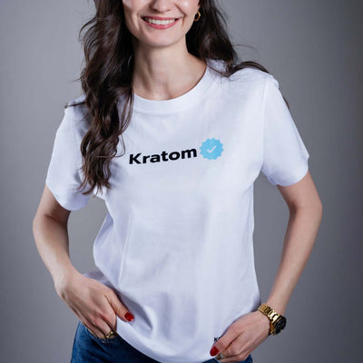 Tricou de damă Kratom World Kratom Verified, merch streetwear pentru iubitorii de kratom
