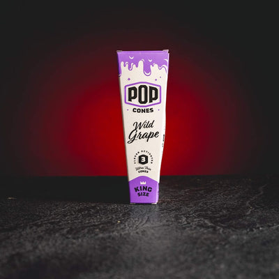 Cone Pop Cones Grape Kratom World, tuburi preroll cu aromă de struguri