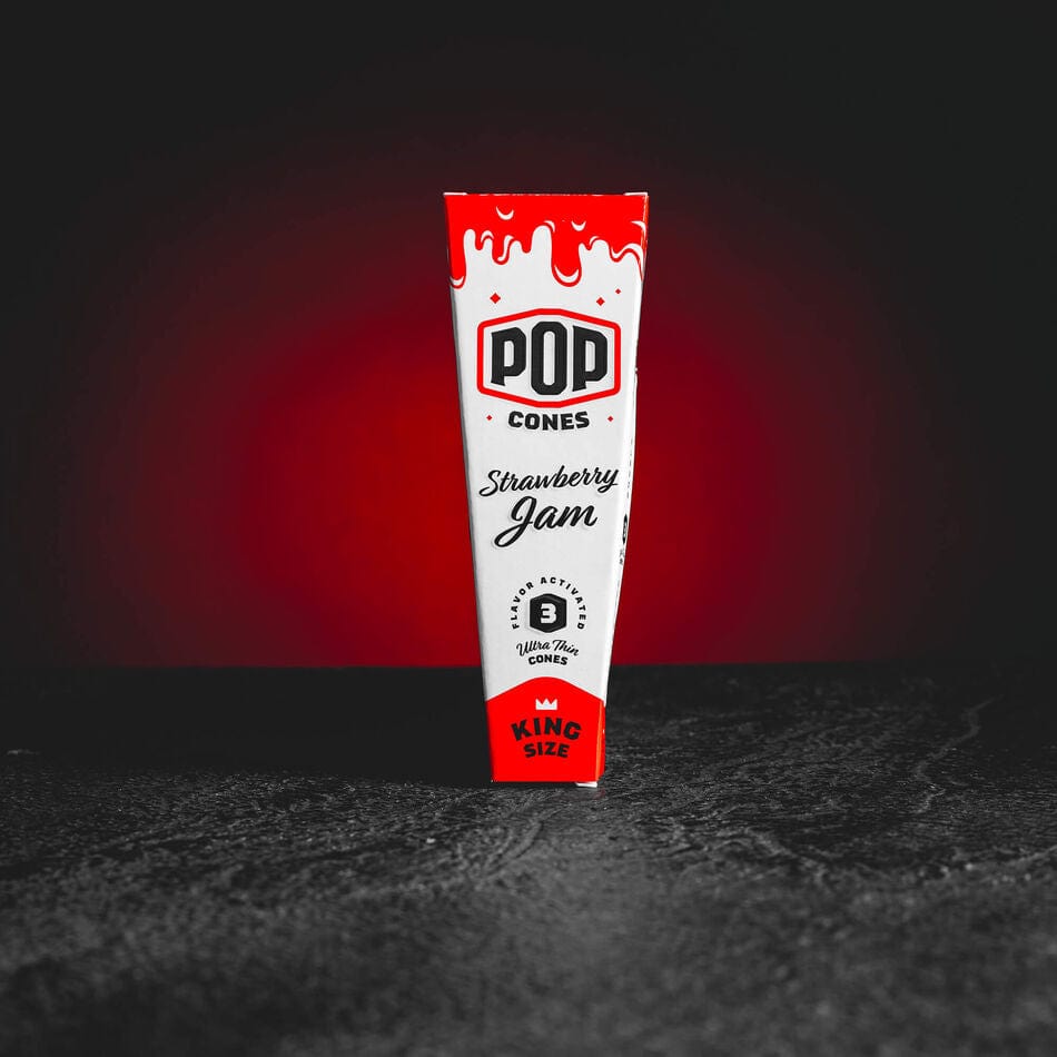 Cone Pop Cones Strawberry Kratom World, tuburi preroll cu aromă de căpșuni