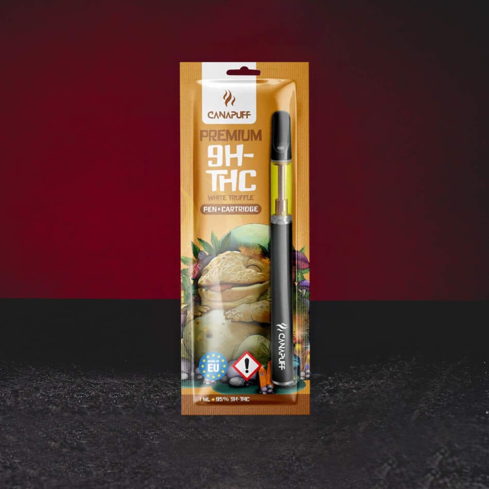 Set Vape 9H-TH 95% 1ml Kratom World White Truffle cu profil cremos, pământos și aromă premium