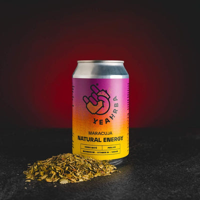 Yerba Mate cu fructul pasiunii de la Kratom World, cu aromă exotică și răcoritoare.