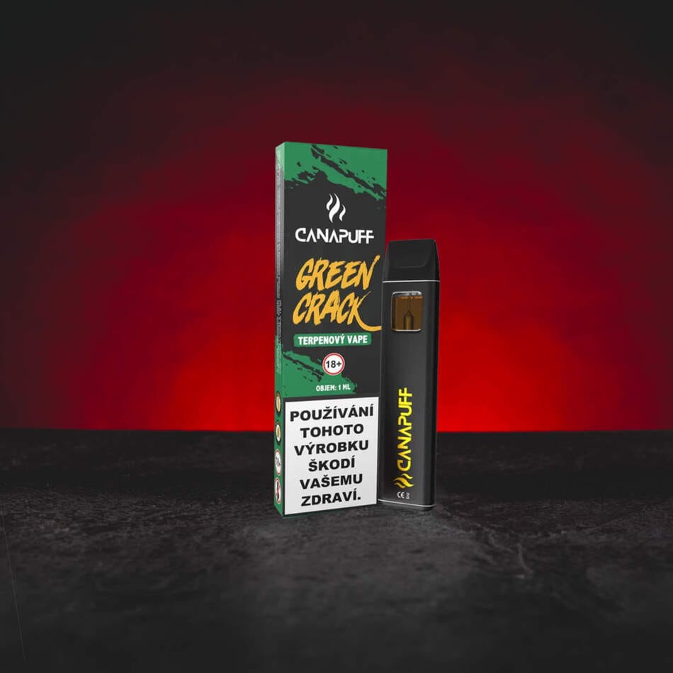 Terpene Vape Green Crack 1 ml – terpene de cânepă cu aromă citrică, dulce și pământie