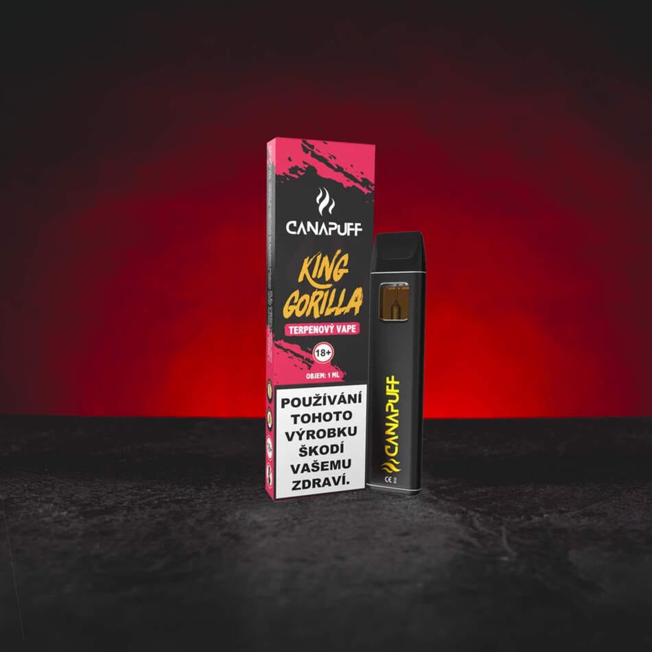 Terpene Vape King Gorilla 1 ml - terpene de cânepă cu note de fructe închise la culoare, condimente și o aromă pământie