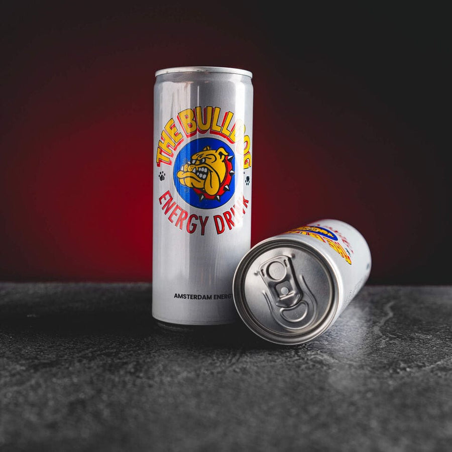 Băutură energizantă The Bulldog de la Kratom World, cu gust răcoritor și energie pentru întreaga zi.