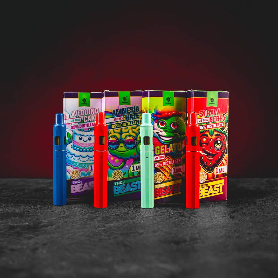 THV Beast Vape Kratom World, fotografie comună cu vape THV, canabinoid CBD din oferta Kratom World